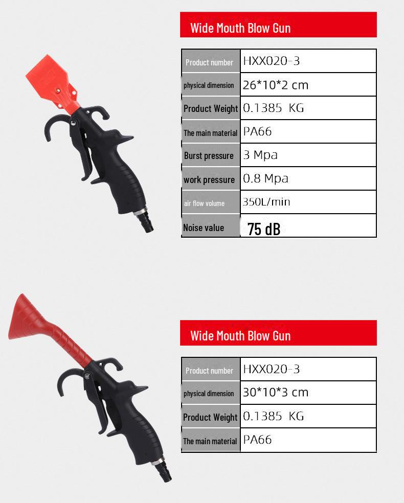 "High-Pressure Dual-Purpose Air and Water Blowing Gun for Car Wash"