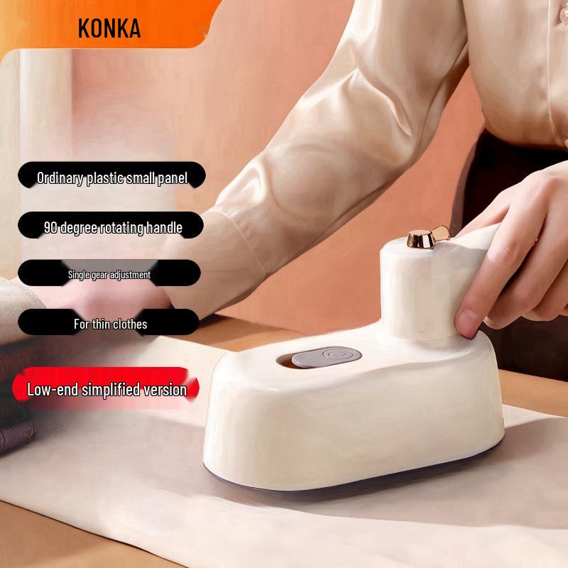 

Портативный ручной отпариватель для одежды 4-в-1 для сухой/влажной глажки: Компактный отпариватель для одежды и утюг