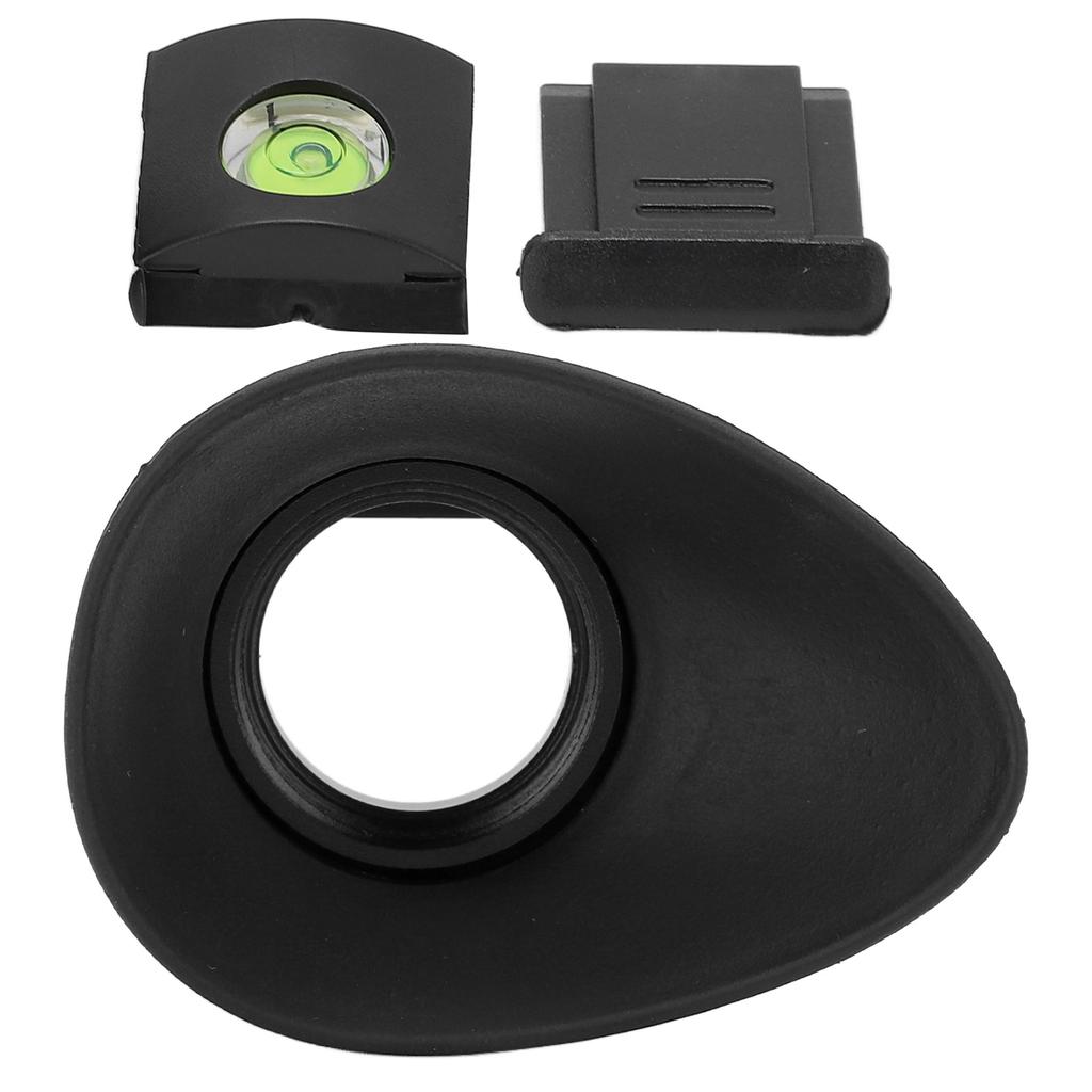 DK 19 Camera Eyecup Eyepiece Viewfinder Protector Replacement for Nikon D800 with Camera Hot Shoe Level and Cover