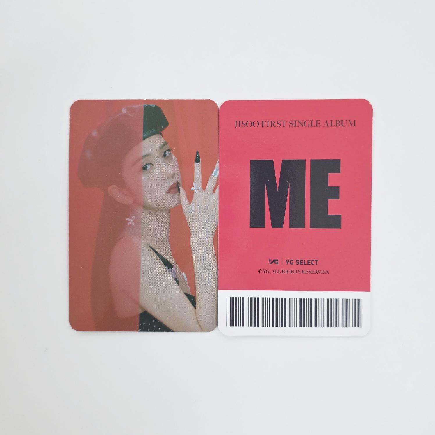 JISOO ME Альбом YG SELECT POB Фотокарточка A ver.