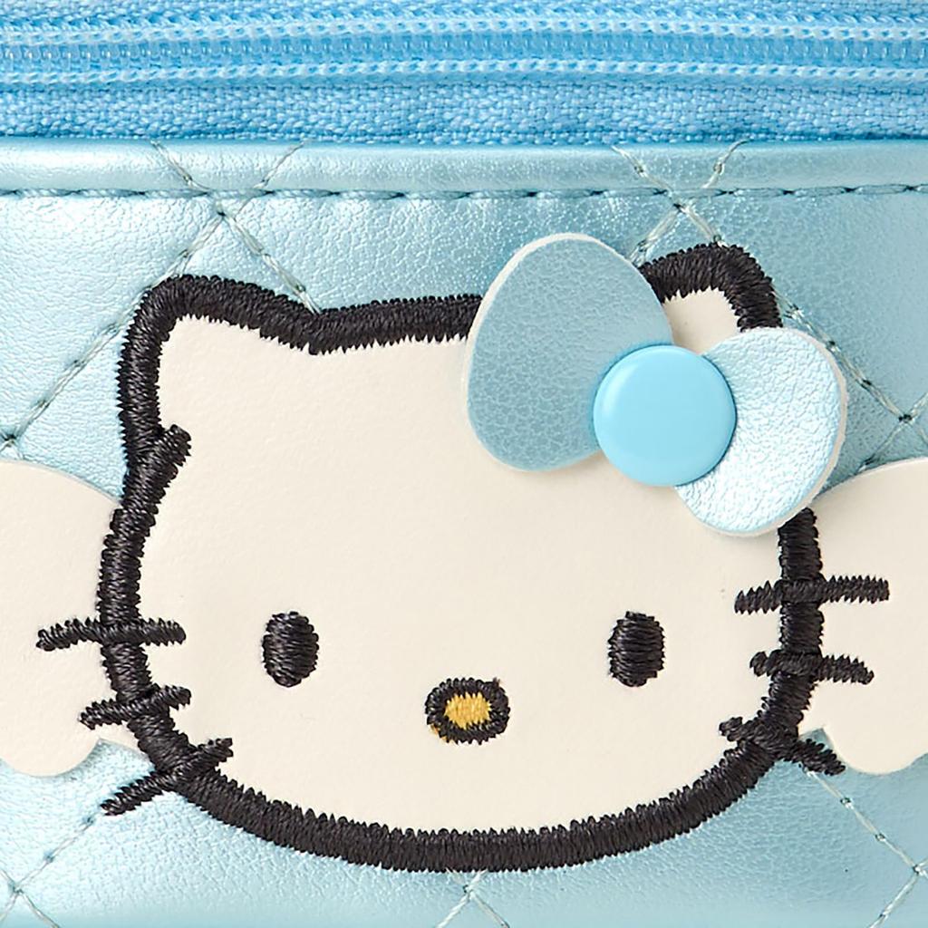Sanrio Mini Accessory Case Hello Kitty Blue 648353 Vanity-Shaped (Miniature Quilt)