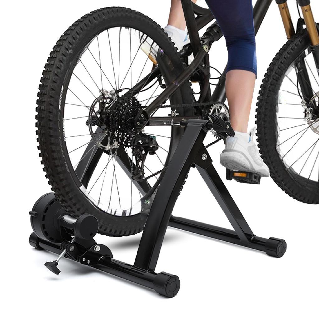 Велотренажер для домашних тренировок, 6-скоростной, с магнитным сопротивлением, тренажер для велосипеда, тренажеры для шоссейного и горного велосипеда, велоспорт