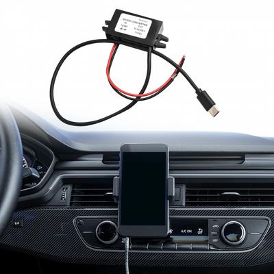 Convertor DC Eficient Step Down de la 12/24 Volți la Ieșire USB C la 25