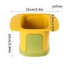 2 em 1 Cortador de Legumes Ferramenta de Corte em Cubos Pressão Manual Batata Cenoura Cebola Cortador Fatiador Chopper Chips Caixa de Corte Gadgets(Branco amarelado)