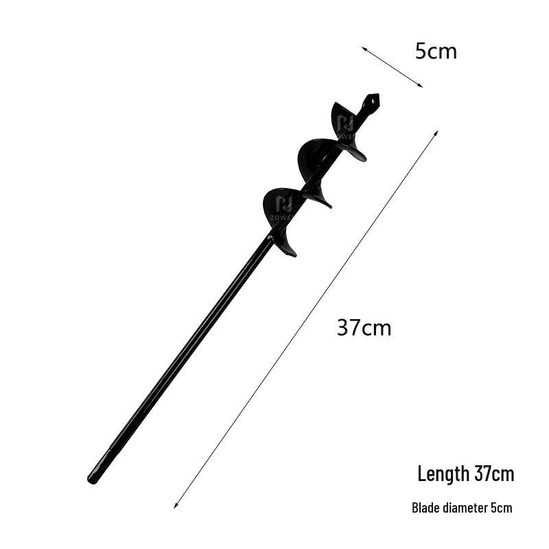 Electric Earth Auger Drill Bit: Garden Plant & Vegetable Soil Loosening Tool