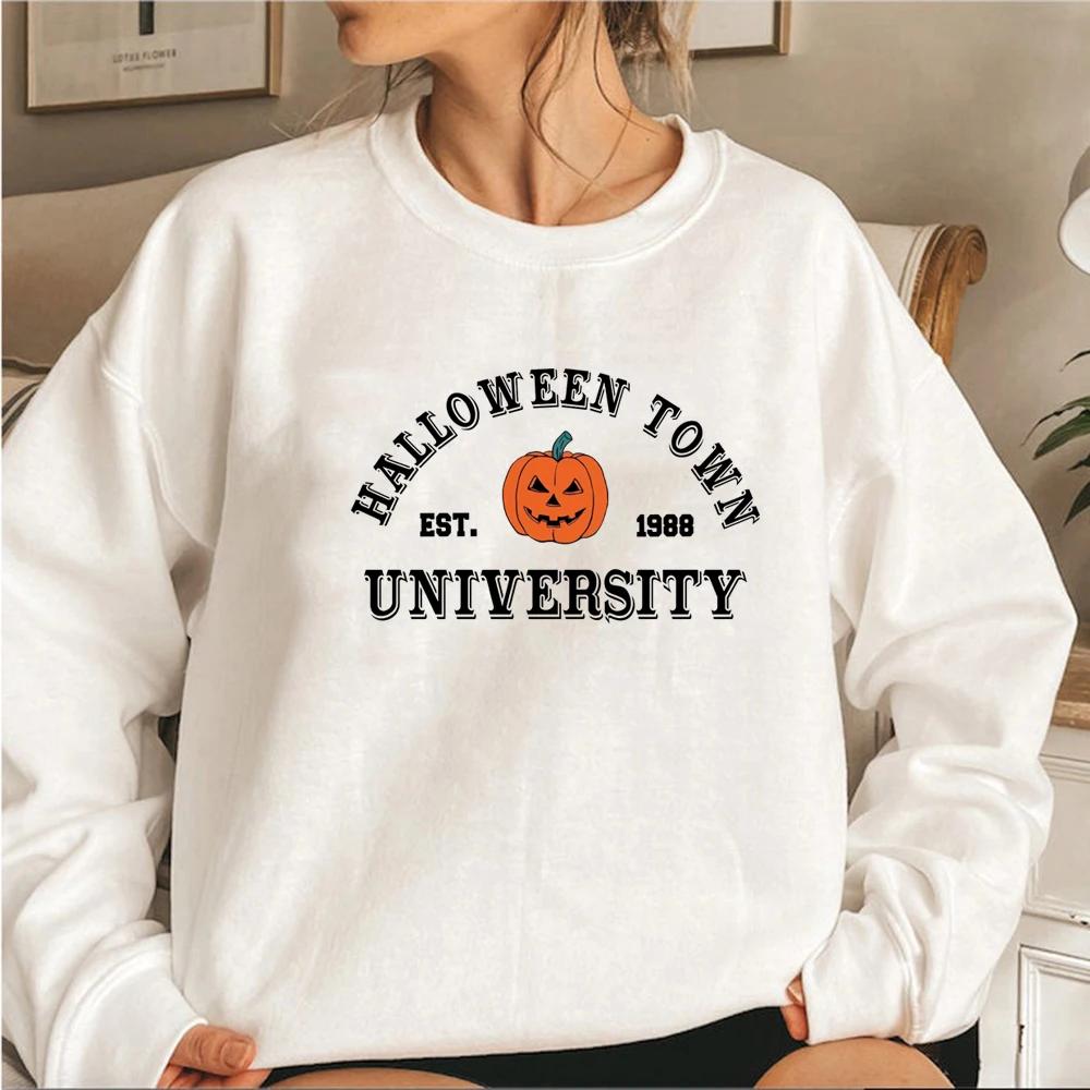Halloweentown Mikina Halloween Town Založeno 1998 Univerzitní Mikiny Podzimní Mikiny Přes hlavu Dýně Halloweenská Mikina Topy