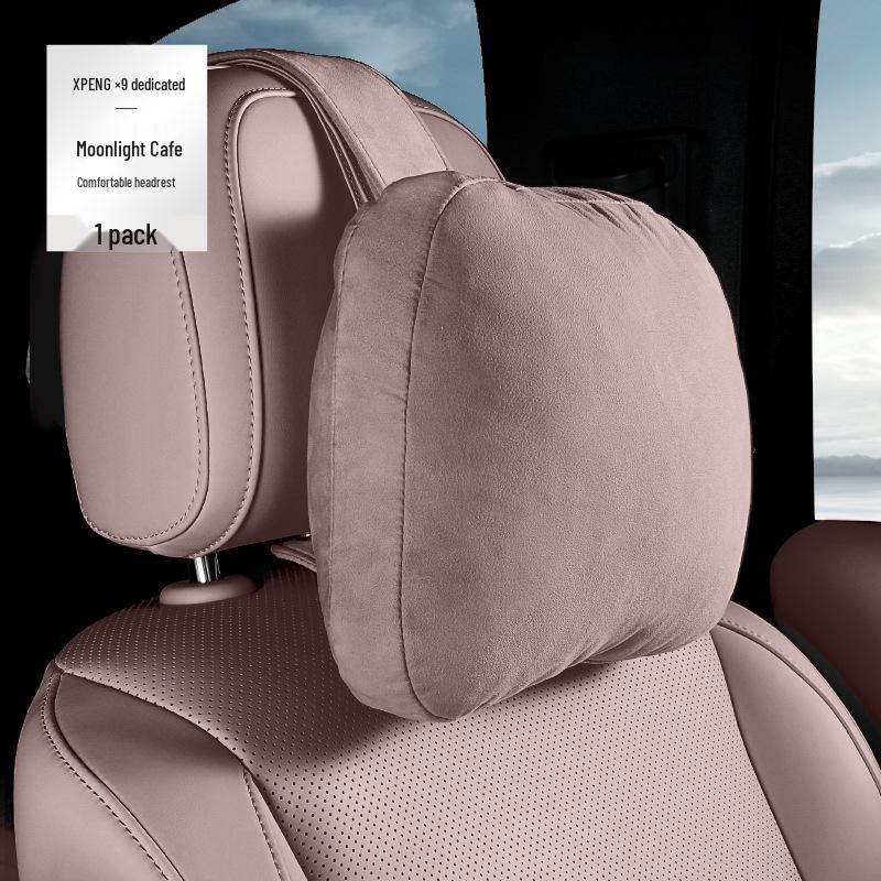 Xpeng X9 Car Headrest Neck Support & Lumbar Cushion Set