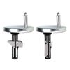 Toilet Lid Hinge Screws Toilet Seats Hinge Fitting Screw Mounting Hardware Toilet Cover Seats Hinge Connector Fixing Bolts