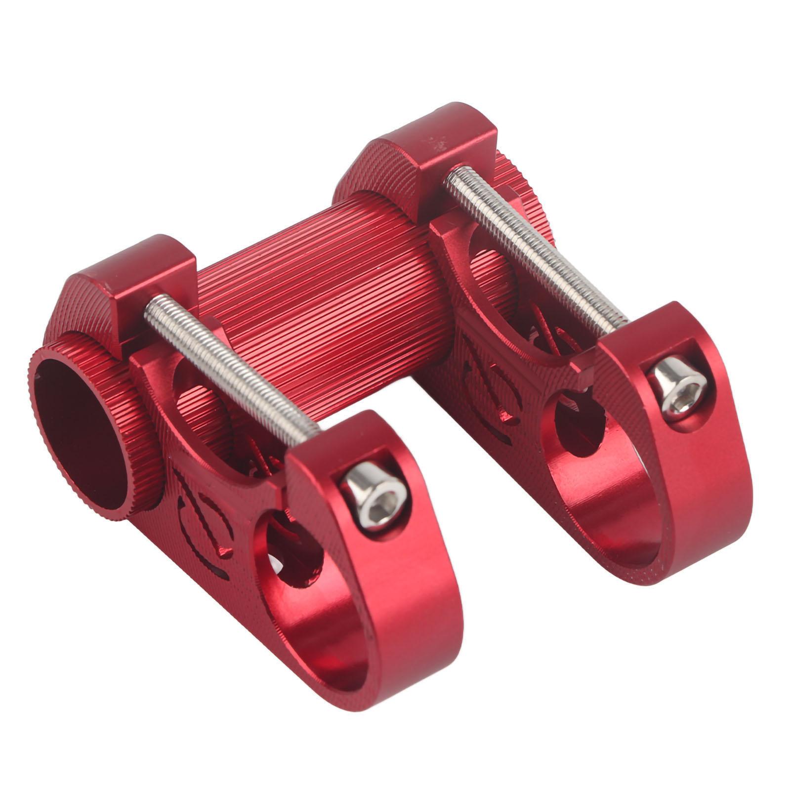 Wosawe Outdoor Sports Red Ultralight Bike Adjustable Double Stem Folding Bicycle Handlebar Doublestem