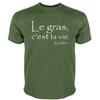 mens cotton tshirt summer man t-shirt Men'S Kaamelott Karadoc Le Gras C'Est La Vie Black Casual T Shirt brand top tees
