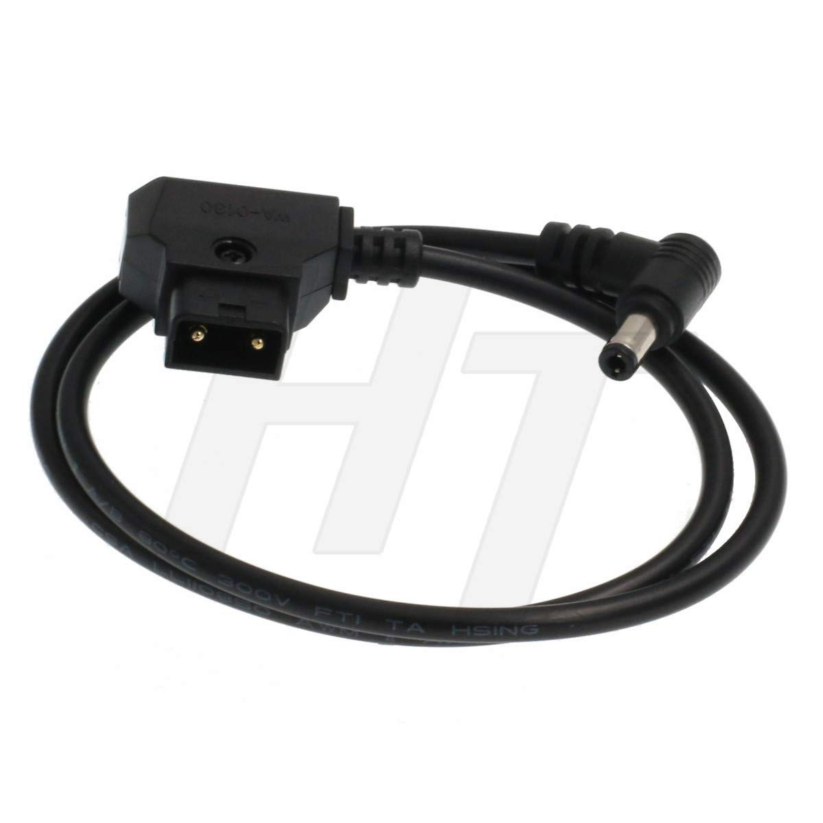 

Hangton D-Tap DC 5.5 2.5mm Right Angle 12V DC Barrel Jack Power Cable for DSLR Rig V-Mount Anton Gold Mount to Blackmagic 3.3ft/1m