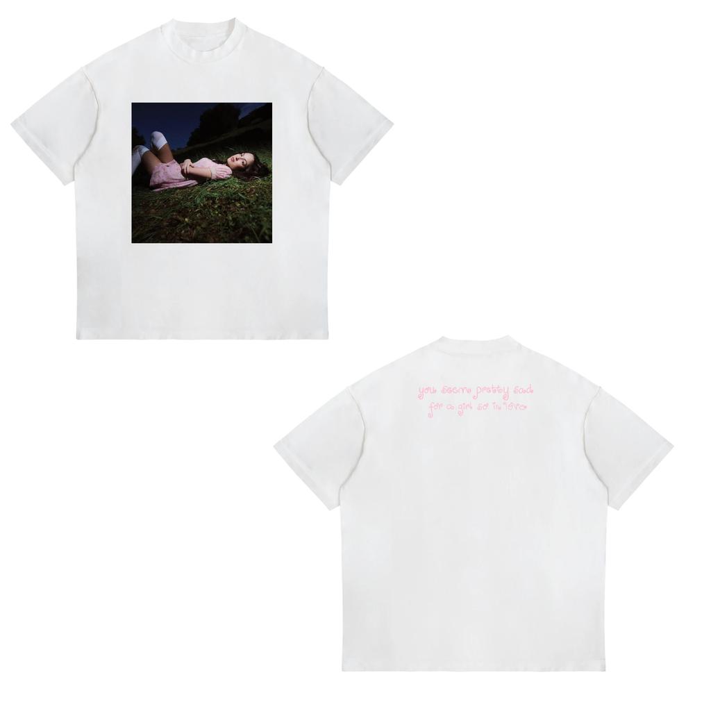 Y2k Tops New Livia You Seem Pretty Sad for A Girl So in Love Graphic Print T Shirt Men and Women Casual T-Shirt Streetwear