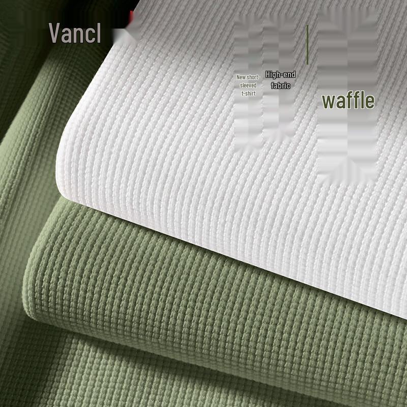 VANCL Men s Heavyweight Waffle Knit T-Shirt L