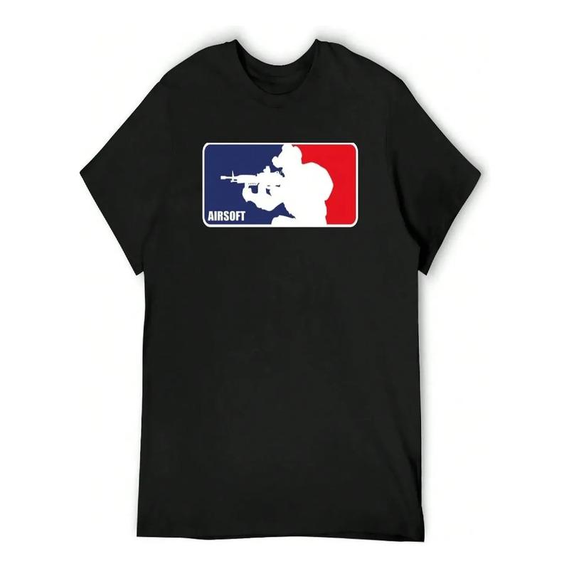 Camiseta Con El Logotipo De Airsoft, Camisetas Con Estampado S