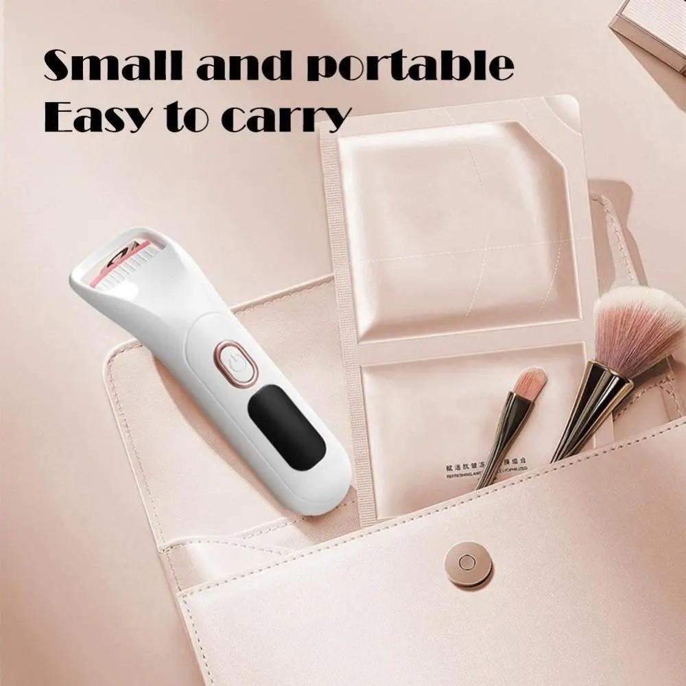Temperature Control Heated Eyelash Curler Digital Display Eyelash Grafting Tool  Women