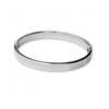 Women's Bracelet Plain Pattern Bangle Silver Color Cuff Bangle Jewelry Accessory Gift Fashion