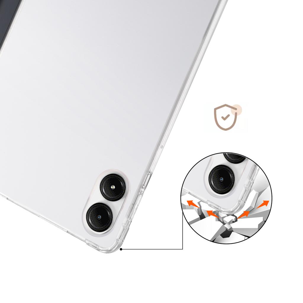 For Xiaomi Redmi Pad Pro/Redmi Pad Pro 5G/Poco Pad Case with Pen Slot Tri-Fold Stand Leather Tablet Cover Auto Wake/Sleep