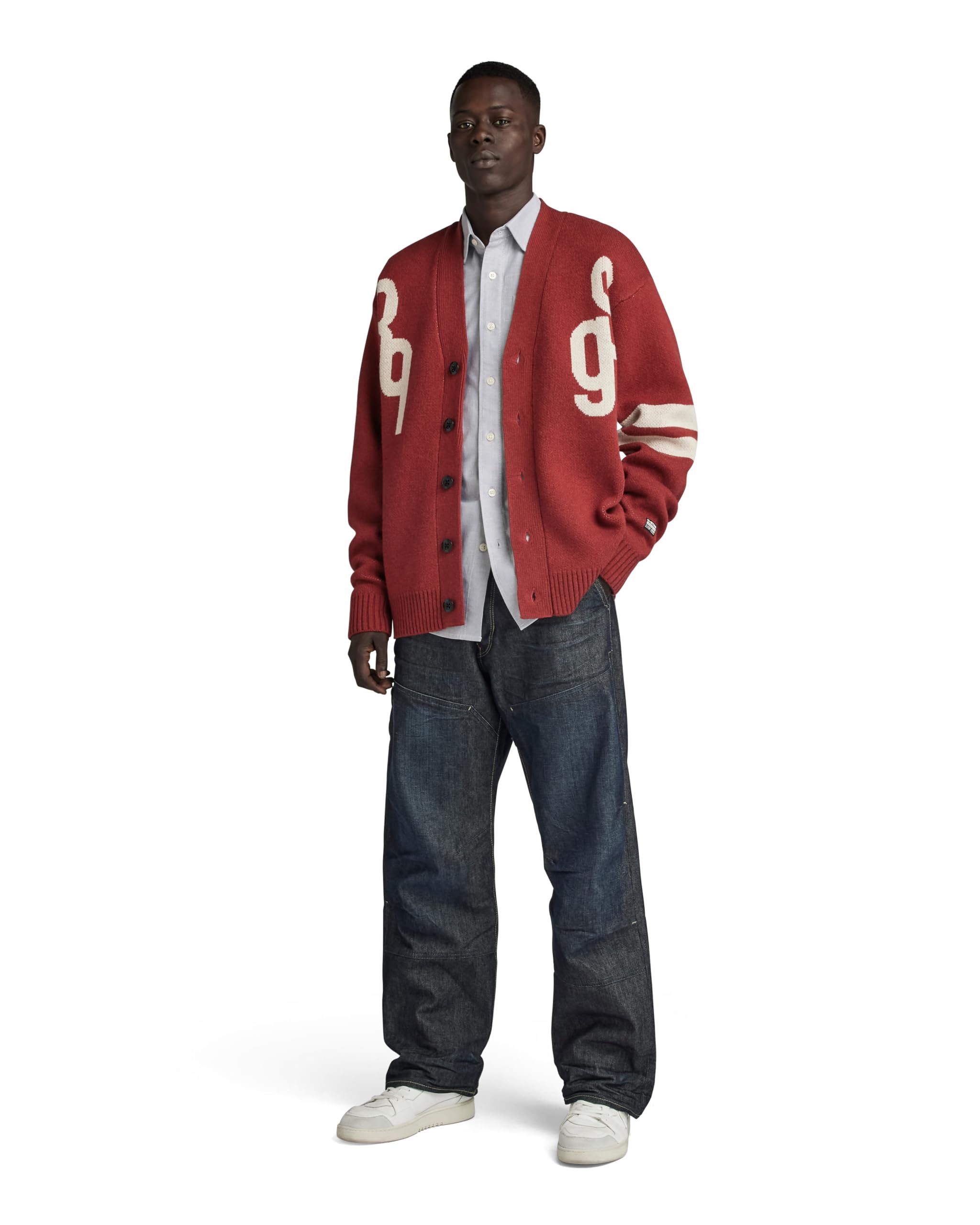 G-Star RAW Heren Jeans Relaxed Fit Marineblauw Carpenter 3D Los D23695-D433-8961-W34/L30