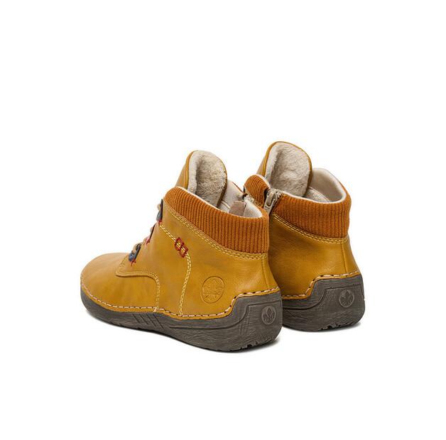 Rieker 52544-68 Yellow Ankle Boots