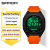 SANDA Youth Multifunctional Sports Wristwatch with Large Screen, Alarm Clock, and Night Light for Outdoor Activities