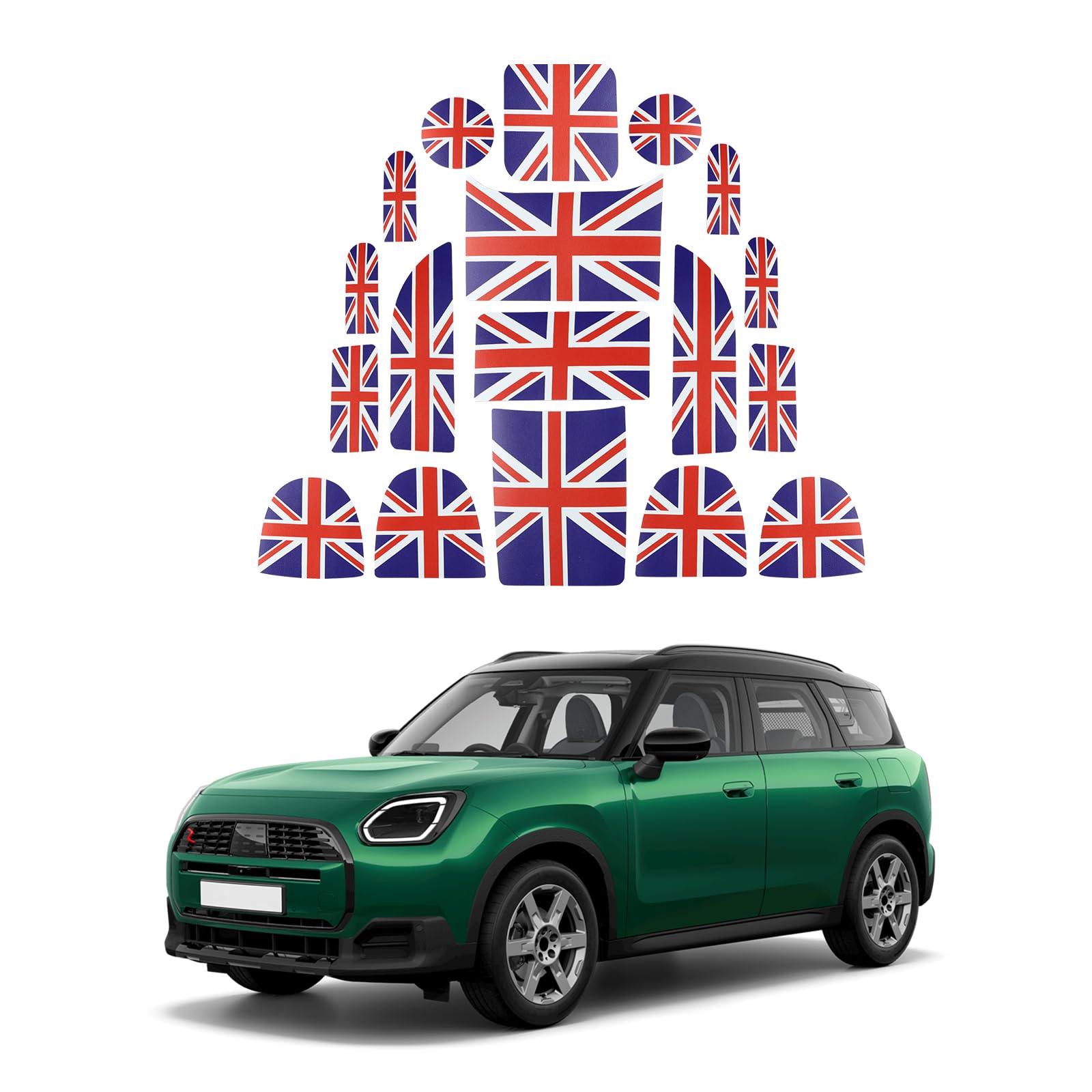 

KUNGKIC 2024 2023 2025 Mini Cooper U25 Countryman Эксклюзивный Нескользящий Защитный Коврик для Салона красный