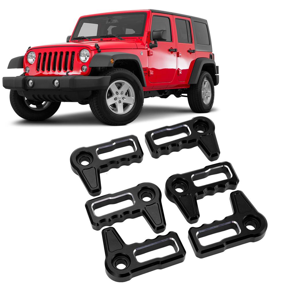 6PCs Hard Top Roof Removal   Handle Replacement for   JL JLU   JT 4xe