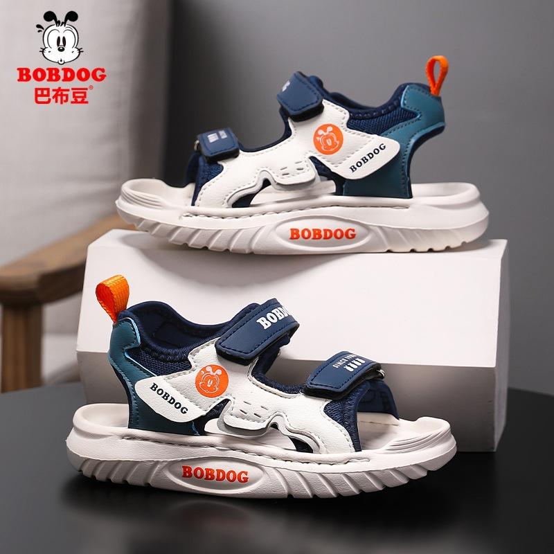 Babu bean boys sandals summer new children open-toed beach shoes soft sole non-slip girls fashion sports sandals