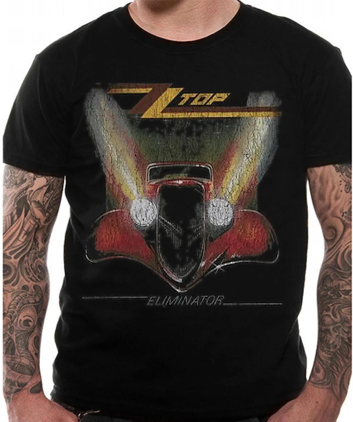 ZZ Top T Shirt Eliminator Vintage Distressed New Official Black S M L XL XXL XL