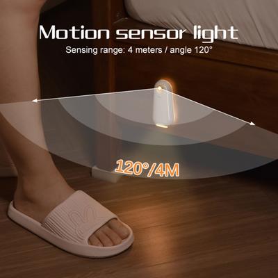 Lampă de noapte pentru toaletă Lumini colorate Reîncărcabilă prin USB Impermeabil Senzor de mișcare Lumină LED activată Accesorii pentru baie