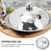 Universal Wok Pot Lid 28-42cm Kitchen Food Lid Durable Bowl Cover  Restaurant Kitchenware