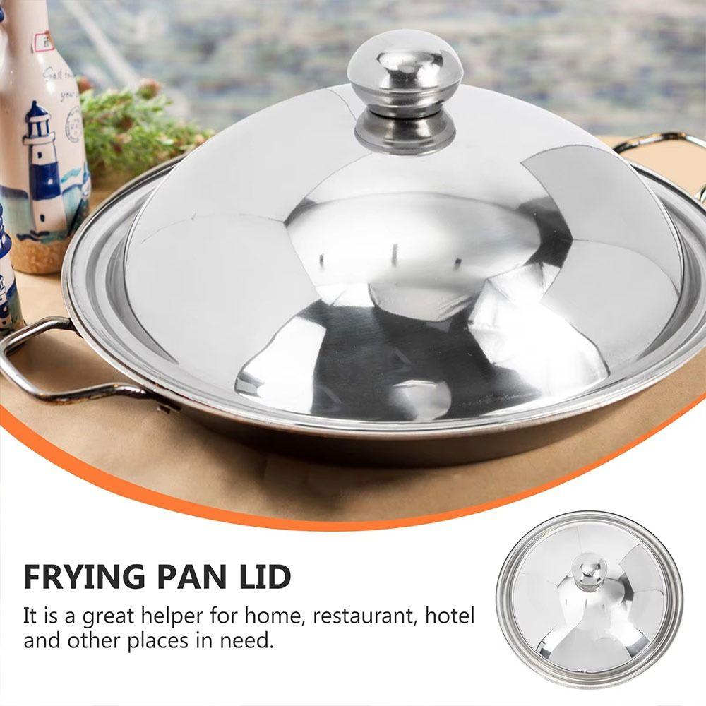 Universal Wok Pot Lid 28-42cm Kitchen Food Lid Durable Bowl Cover  Restaurant Kitchenware