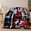 Cartoon Slam Dunk Basketball Anime Flanelldecke Weiche Warme Decke Überwurfdecke für Schlafzimmer Wohnzimmer Bett Reise Picknick