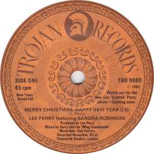 

7inch Record LEE PERRY, SANDRA ROBINSON / THE UP - Merry Christmas, Happy New Year / R TRO9080 Trojan Records 1985 UK Reggae, Ska & Dub Used