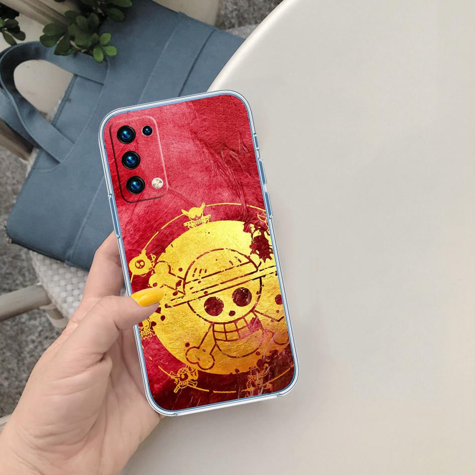 Luffy One Piece Soft Shell Transparent Phone Case for Samsung Galaxy A04 A04S A14 A23 A34 A54 M23 M33 M52 M53