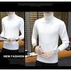 Men S Slim Fit Solid Color Turtleneck Long Sleeve Knit Sweater Winter
