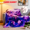 130*150 Cm Hot Anime Character Flannel Blanket  Nap Blanket Quilt Flannel Sofa Cover Blanket
