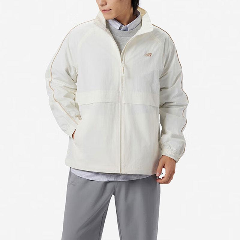 Men's New Balance Jackets & Coats Men's White