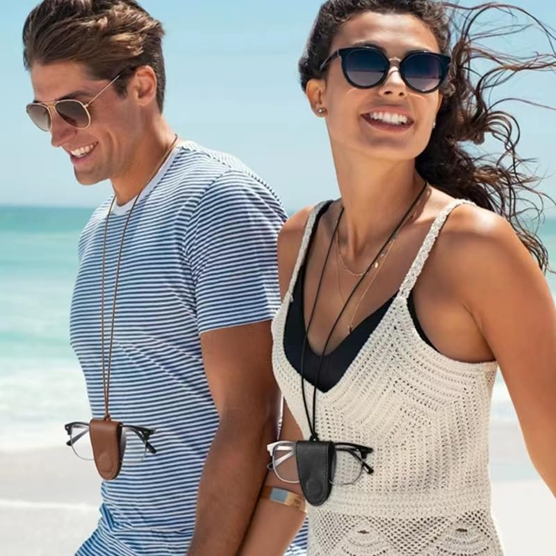PETITCHOU Eyeglasses Eyeglass for Senior Reading Magnetic Around the Neck Holder, Clip, Glasses, Glasses, Sunglasses, Hats, Masks, Necklace,