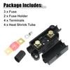 uxcell Fuse Kit 2 X ANS Holder 3 X Fuse Dual Charging Device