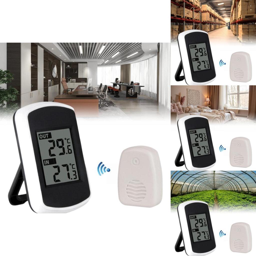 High Precision Wireless Indoor Outdoor Thermometer For Home Use And Greenhouse Settings