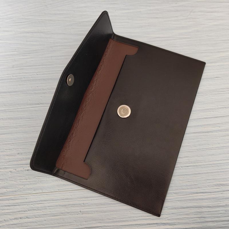 A4 A5 A6 Skórzany Folder na Dokumenty Pakiet Danych Torba na Dokumenty Modna Aktówka Umowa Danych Torba na Akta Rachunków Artykuły Szkolne Biurowe