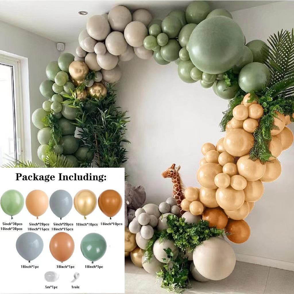 Vintage Balloon Chain Birthday Party Balloon Package Wedding Wedding Arrangement Latex Balloon Chain Set