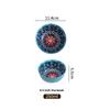 Bohemian Rice Bowl Home Creative Personality Ceramic Bowl High Appearance Level Retro Noodle Bowl Eating Rice Small Bowl