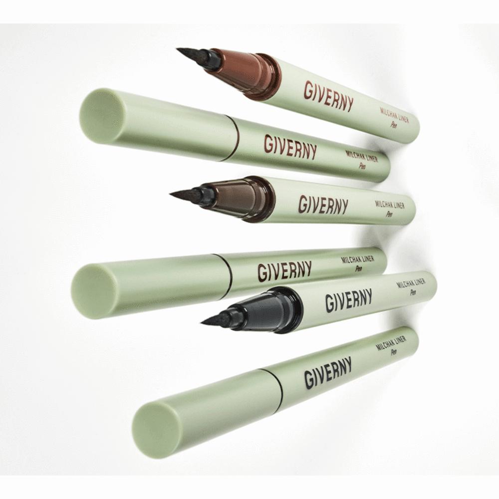 Giverny adhesion pen liner 0.6g, No. 01 black, 1 piece