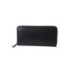 [Dakota Black Label] Long Wallet with Coin Purse, Round Zipper, Genuine Leather, Etica, Men's, Black, BL-620313-10 (10x19.5x2.5cm)