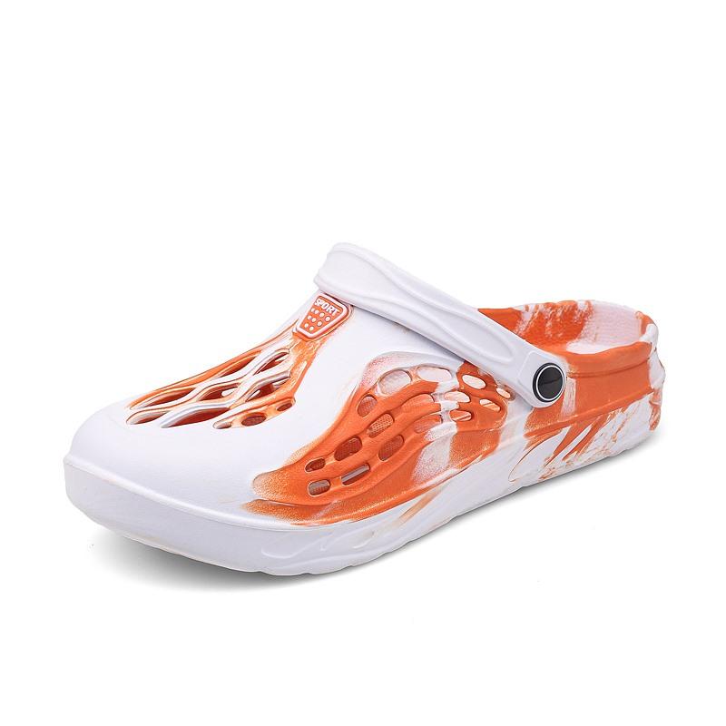 Fashion Mens Sandals Summer 2024 EVA New Large Size Men's Clogs Lightweight Beach Slippers Breathable Men's Sneaker Sandals Garden Clogs
