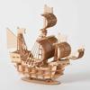 DIY  Sailing Ship Toys 3D Wooden Puzzle Toy Assembly Wood Craft Kits Desk Decoration for Children Kids