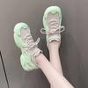 Fashion Big Sole Thick Heeled Home Women Woven Elderly Sneakers Sports Shoes Basketball Wide Fit Due To Affordable Price Shose