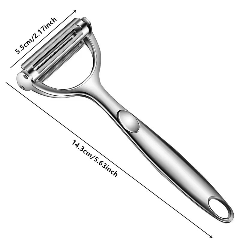 2in1 Stainless Steel Vegetable Peeler Potato Peeler Multi- Carrot Grater Fruit Tools Kitchen Accessories Cuisine Pelador