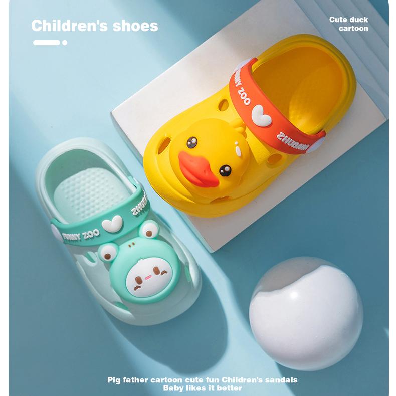 Anime Cartoon Schuhe Kawaii Rosa Kaninchen Ente Sandalen und Hausschuhe Nette Weiche Unterseite Hause Hausschuhe Baby Poped Loch Schuhe Spielzeug geschenk